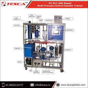 Leak Proof Safety <b>Measures</b> Sturdy Piping PC-PLC HMI Based Multi Process Control System Trainer Educational Equipment - Product Image 2