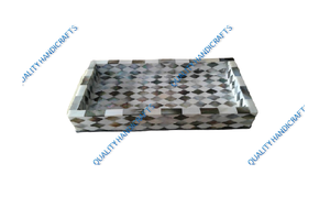 Bandeja de madera de tamaño personalizado para servir estrellas con incrustaciones de perlas madre para hoteles, restaurantes, utensilios de cocina para el hogar, bandeja de comida al por mayor - Product Image 3