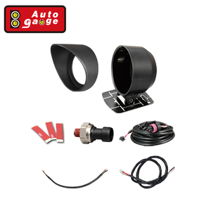 เครื่องวัดความดันน้ำมันเชื้อเพลิงอัตโนมัติ60มม.,มีไฟ Led แสดงผล10สีปืนเลนส์รมควันอลูมิเนียมสีดำสำหรับรถยนต์ทั่วไป - Product Image 4