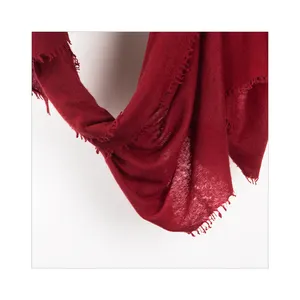 2023 Best Selling 100% Cashmere Felted Scarf Buy Solid Colors Fancy Scarves From Nepal Manufacturer