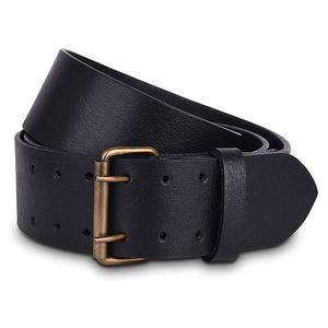 Vente en gros 100% ceintures de kilt en cuir avec ceinture gaufrée à double broche avec logo personnalisé avec broderie de différents modèles - Product Image 3