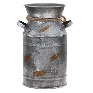 Maceta galvanizada rústica de diseñador tradicional, venta al por mayor, soporte de flores de lujo hecho a mano, contenedor decorativo de alta calidad - Product Image 3