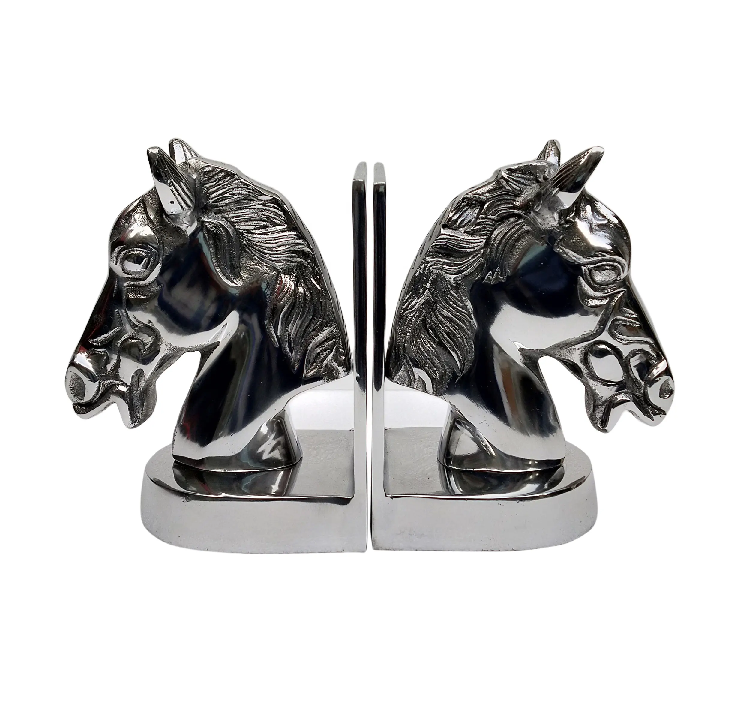 Horse Bookend Silver