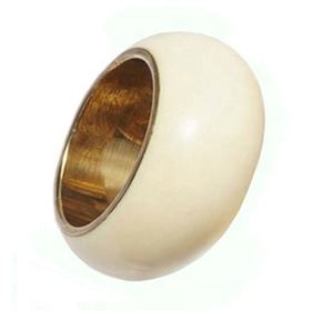 Anneau de serviette de créateur en laiton pour les fêtes de mariage au RESTAURANT, anneau de serviette avec DESIGN personnalisé - Product Image 1