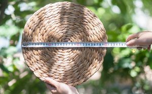 Woven Water Hyacinth Placemats/ <b>Round</b> Braided Rattan <b>Mat</b> for Dining <b>Table</b>/ Large Weave <b>Round</b> <b>Mats</b> Ms. Lily +84 906 927 736 - Product Image 6