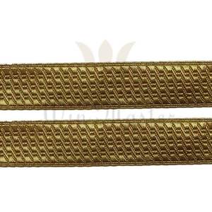 Ruban de dentelle tressé de haute qualité sur mesure | Accessoires d'uniforme de cérémonie fabriqués en usine - Product Image 3