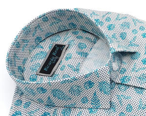 เสื้อเดรสลายดอกไม้สำหรับผู้ชายผ้าปอปลินสำหรับฤดูใบไม้ผลิพิมพ์ลายดิจิทัลแบบกำหนดเอง - Product Image 3