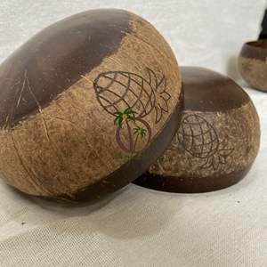 Bol en coquille de noix de coco avec joli bol et meilleur prix bol naturel DESIGN bol en noix de coco sculpté - Product Image 6