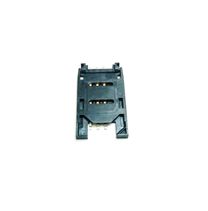 Conector de tarjeta SIM duradero de alta calidad ETEILY tipo abatible cuerpo de plástico de 6 pines AT para PCB/aplicaciones internas - Product Image 1
