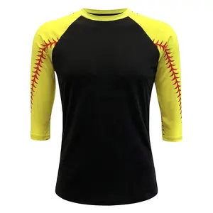 Benutzer definierte bestickte Baseball-Shirt Baseball-Trikot genäht Team Name Nummer benutzer definierte Logo Softball-Spiel Sweatshirt für Männer/Jugendliche