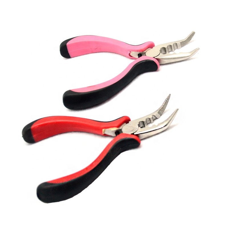 Наращивание волос щипцы для наращивания волос 3 отверстия мини-клещи для микро-нано кольцо наращивание волос удаление инструмент нано и микро-плоскогубцы