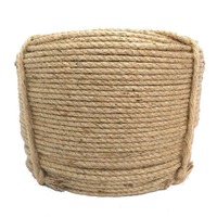 Corde torsadée en chanvre et jute de haute qualité, personnalisable, 5-60 mm, structure 3 brins, approvisionnement direct en gros de l'usine du Bangladesh