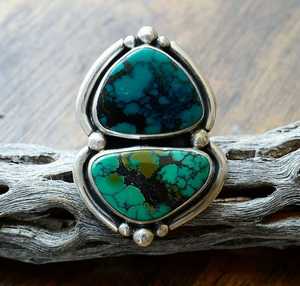 Anillo de Plata de Ley 925 con piedras preciosas naturales, joyería llamativa - Product Image 1