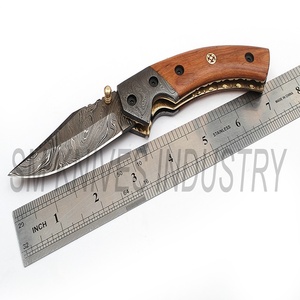 Grandsharp — joli couteau de damas personnalisé, joli couteau de poche/pliable à serrure, fait-main (smk1262) - Product Image 5