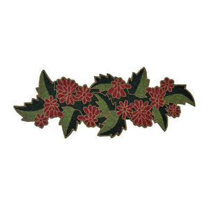 Hot Sell 36" Beaded <strong>Table</strong> <strong>Runner</strong> with <strong>Custom</strong> Floral Design High Quality in Low Price &amp; MOQ 25 for Wedding and Christmas Party - Product Image 6