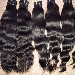 Extensiones de cabello Remy indio virgen brasileño de alta calidad Color de cabello natural - Product Image 5