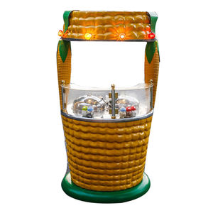 פופולרי סגנון מתוק תירס בקניון עבור אוטומטיות בות fireber זכוכית תירס עגלת מזון תצוגת ארון עבור מכירה - Product Image 1