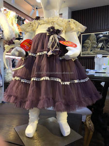 Vestido de Fiesta para Niñas, Vestido de Novia con Volantes y Diadema, Vestido Formal de Lana Floral - Product Image 2