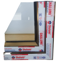 Profilé d'extrusion en alliage d'aluminium couleur champagne Shalumi modèle M22 pour fenêtres et portes |   Phu Tho Origin au prix d'usine