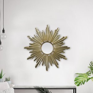 Espejo de Pared con Diseño de Rayos de Sol de Alta Calidad para Decoración de Dormitorios y Salas de Estar, Fabricante Mayorista - Product Image 3