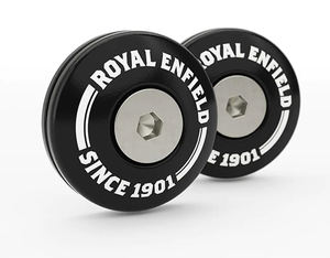 Terminali Manubrio Neri per <span class=keywords><strong>Interceptor</strong></span> 650 Continental GT 650 1990441 Compatibili con <span class=keywords><strong>Royal</strong></span> Enfield - Product Image 1