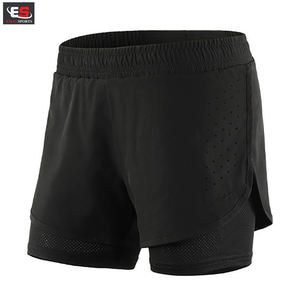 Women's Casual Style Polyester/Cotton Canvas Waterproof Eco-Friendly Quick Dry High Waist Jogger Running Shorts Plus Size - Product Image 2