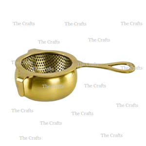 Admirable Design Metal Gold Plated <b>Tea</b> Strainer With Superior Quality <b>Tea</b> <b>Infuser</b> For Milk <b>Tea</b> Coffee Juice - Product Image 1