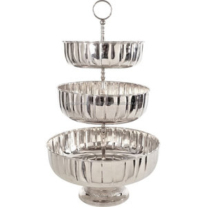 Soporte escalonado de aluminio para pastel, calidad superior, tamaño personalizado, para fiesta de boda, 2 niveles - Product Image 3