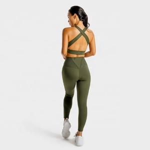 Sujetador Deportivo para Mujer PIHA SPORTS - Espalda Cruzada, Spandex/Poliéster, Soporte Medio, Secado Rápido, Transpirable, Textura de Panal, Banda Elástica - Product Image 3