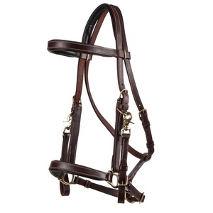Genuine Brown Leather Bridle Dressage Horse Riding Equestrian Gear - Product Image 1