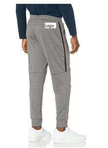 Men's High Quality Custom Logo Streetwear Performance <b>Stretch</b> Knit Jogger Pant-93% Polyester, 7% Elastane-Imported&<b>Machine</b> Wash - Product Image 2