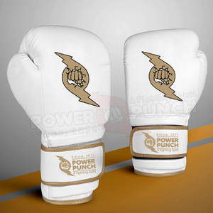 Gants de boxe en cuir de vache véritable de haute qualité, respirants, écologiques, fermeture à boucle et crochet réglable, taille et couleur personnalisables - Product Image 4