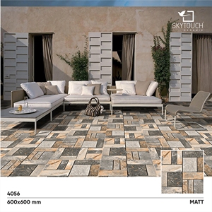 Azulejo de porcelana mate marrón sólido 60x60 resistente al calor y al ácido superficie interior duradera fabricante directo de bajo costo - Product Image 2