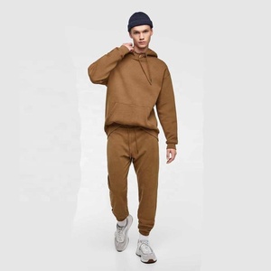 Wholesale Fashion OEM Custom Men Sweatsuit Plain Track suits Custom plain top latest design tracksuit / for Men track suit - Product Image 1