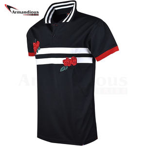 Camiseta de moda personalizada para hombre, Polo con logotipo bordado - Product Image 2