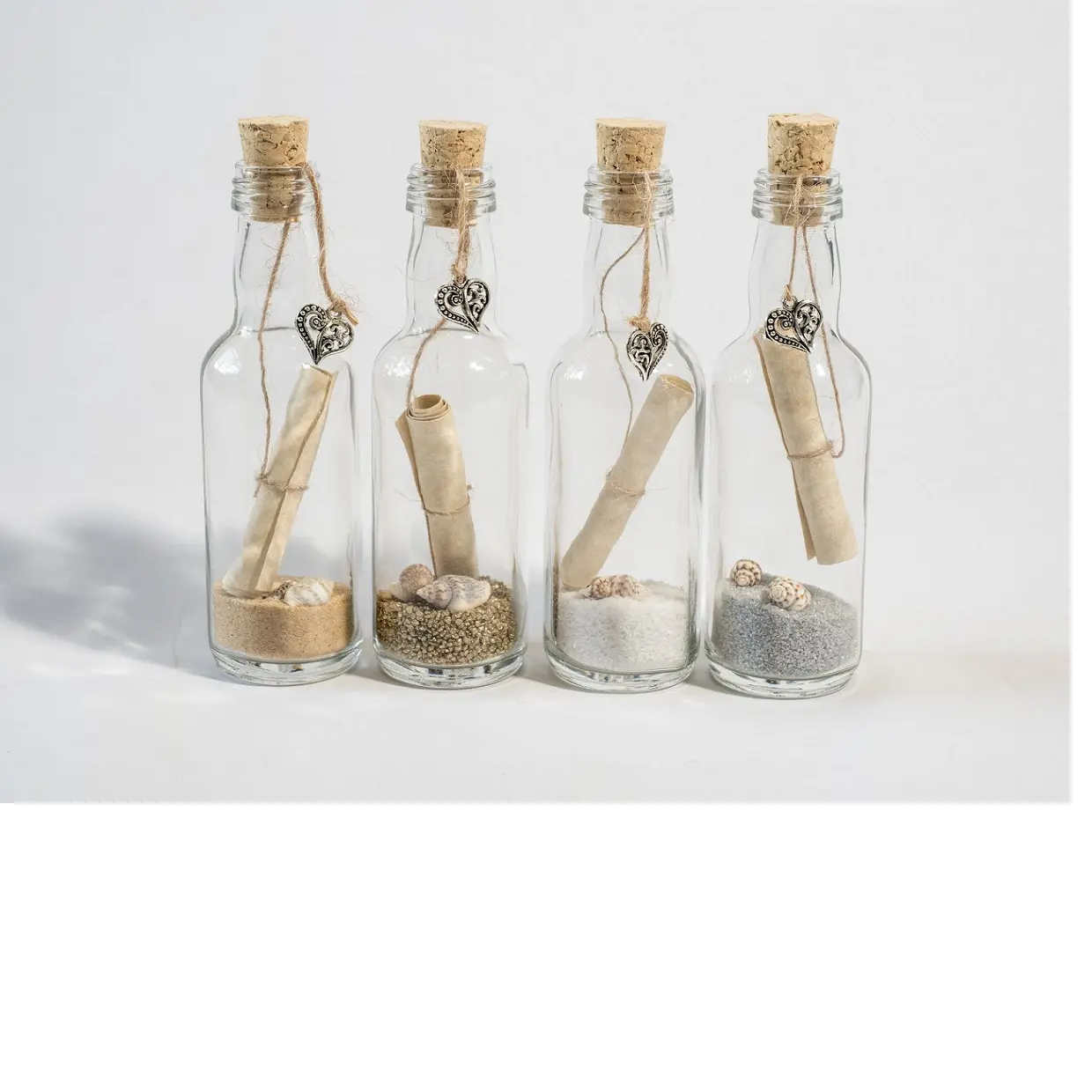 Invitaciones de boda en botellas de vidrio, ideales para la reventa, se pueden personalizar en su tamaño
