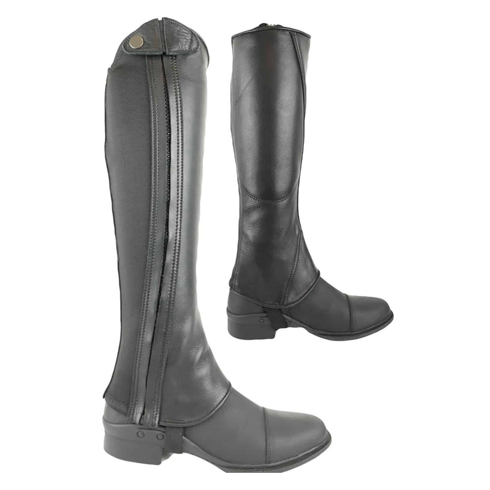 Коровья кожа уход всадник половина шапки верховой езды продукт для верховой езды полушапки Молния и эластичный