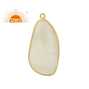 Pendentif couleur arc-en-ciel en pierre de lune pour femme, bijoux de styliste, plaqué or 925, vente en gros, livraison gratuite - Product Image 1