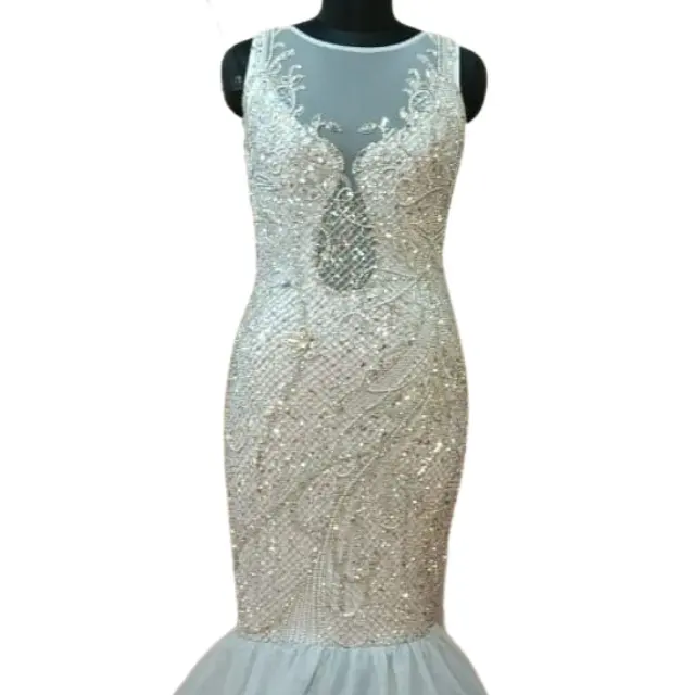 Top 10 Best Beaded Brautkleid für Luxus kleid Loyal Kleider Boden langes Brautkleid Hochzeits zeremonie für Braut Custom Size