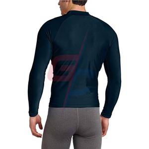 ผู้ชายแขนยาว Platinum UPF 50 + Rashguard | การบีบอัด Men Rash Guard ขายส่งผู้ผลิต - Product Image 4