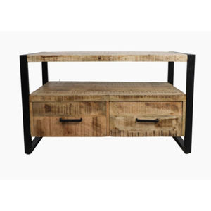 Nouveau Design Moderne 2021 Meuble TV avec Étagères et Rangement Caché Armoire en Bois Industriel Commercial Intérieur Salon Cuisine - Product Image 4