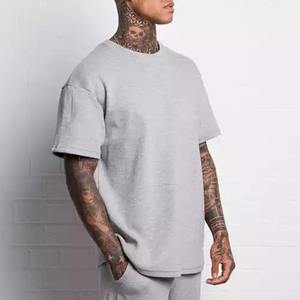 Venta al por mayor personalizado 100% algodón Fitness Gym Camiseta para los hombres lisa de manga corta con impresión digital - Product Image 4