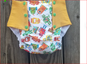 Couches lavables pour bébé, couches lavables réutilisables, mode, couches en coton lavables de poche à prix d'usine - Product Image 3