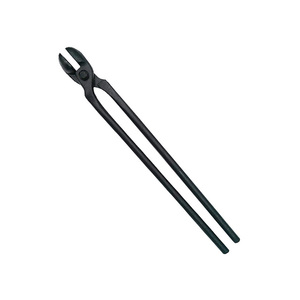 Essential 14.5" Black <b>Fire</b> Tong-Veterinary Instrument for Farriers and Blacksmiths Iron & Steel Matte Finish - Product Image 1