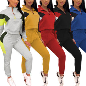 Conjuntos deportivos de deporte de secado rápido de 100% algodón para mujer al por mayor - Product Image 6