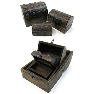 制造商的仿古木盒 | 木箱盒子 | 宝箱盒