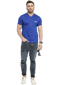 Camiseta de Manga Larga para Hombre, Cuello Redondo, Corte Regular, 100% Algodón Satinado, Transpirable, Ecológica, de Secado Rápido, Última Moda de Verano, de la Mejor Calidad - Product Image 3