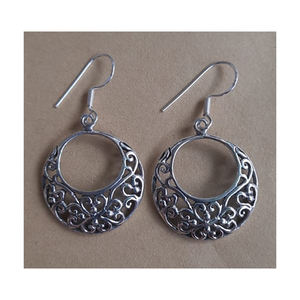 Dernière mode 925 boucles d'oreilles en argent pierres précieuses boucle d'oreille approvisionnement en vrac 925 argent-Sejal création en gros - Product Image 1