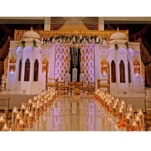 Scène de mariage et mandap du Taj Mahal en fibre de verre, taille et couleur personnalisées, marque DSTEXPORTS - Product Image 1
