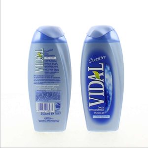 Espuma de Baño Vidal 250ml, Líquido Hidratante con Talco para Mujeres Adultas - Product Image 1